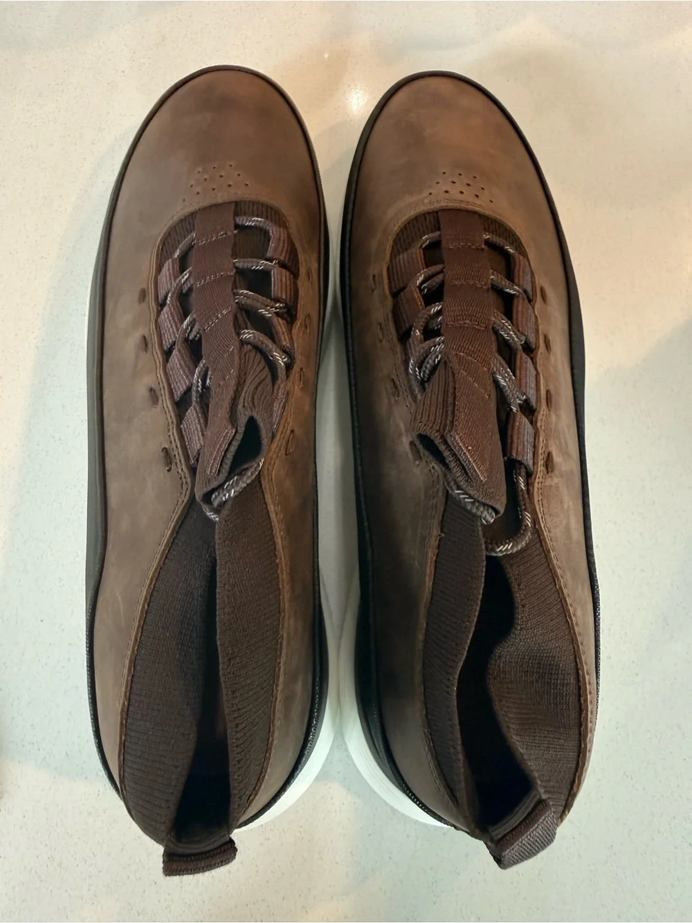New Wolf and Shepard Crossover Mid WTZ Men’s Size 10 Chocolate/White Sneakers